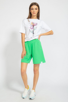 Футболка свободного кроя с цифровым принтом для лета Kivviwear 4026.71 - фото 5