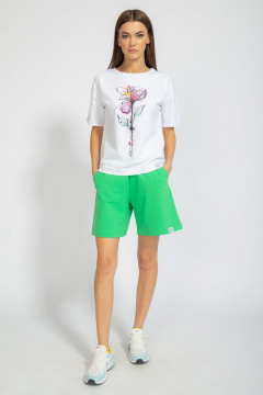 Футболка свободного кроя с цифровым принтом для лета Kivviwear 4026.71 - фото 3