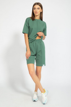 Костюм с шортами и джемпером из хлопка для лета Kivviwear 40364094.07 - фото 5