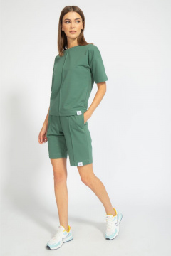 Костюм с шортами и джемпером из хлопка для лета Kivviwear 40364094.07 - фото 4