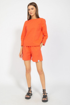 Яркие летние шорты свободного кроя из хлопка Kivviwear 4097.03 - фото 3