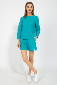 Джемпер с втачным рукавом из хлопкового текстиля Kivviwear 4095.04 - фото 5