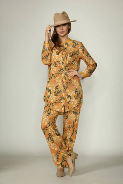 Блуза и брюки из легкого штапеля, свободный крой GlasiO 3037 - фото 1