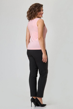 Майка приталенная из текстиля для фитнеса и повседневной Zlata 4400 розовый - фото 2