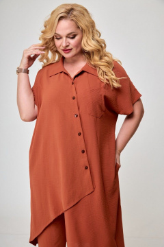 Брюки, туника Anelli 1239 терракот - фото 2