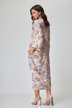 Платье Anelli 1153 беж - фото 3