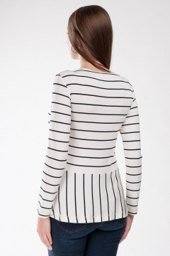 Джемпер женский из трикотажа с декоративной тесьмой Femme & Devur 3321 1.54F(170) - фото 3