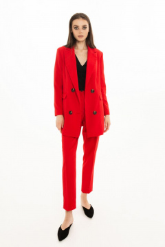 Брюки, жакет AURA otd 9110 красный - фото 4