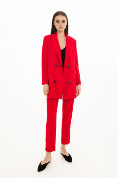 Брюки, жакет AURA otd 9110 красный - фото 1