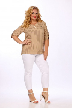 Блуза SOVITA 603 бежевый - фото 3