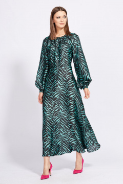 Платье EOLA 2287 изумруд_рисунок - фото 1