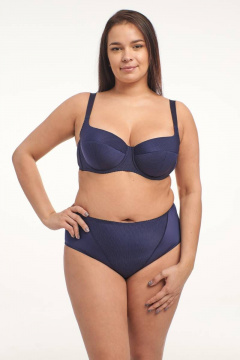 Бюстгальтер с поддержкой из трикотажа синий Milady 106 15.9 - фото 4