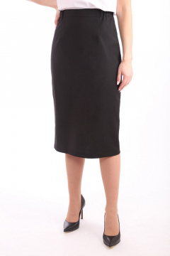 Юбка-карандаш на подкладке с лампасами и шлицей LM КВ19 - фото 1