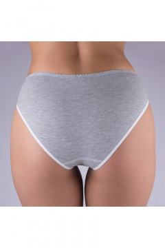 Трусы из хлопкового трикотажа с средней посадкой Verally 102-1 меланж - фото 2