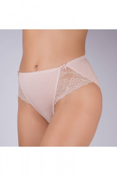 Трусы кружево из эластичного хлопкового полотна Verally 150-3 серебристый пион - фото 3