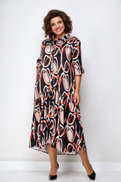 Бохо платье с ассиметричным низом и широкой планкой Solomeya Lux 812/1 - фото 2