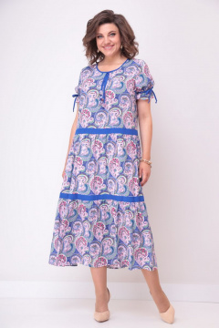 Платье из шифона с цветочным принтом для летнего повседневного стиля Solomeya Lux 588 1 - фото 1
