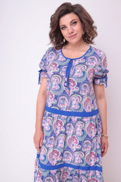 Платье из шифона с цветочным принтом для летнего повседневного стиля Solomeya Lux 588 1 - фото 2