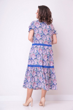 Платье из шифона с цветочным принтом для летнего повседневного стиля Solomeya Lux 588 1 - фото 4