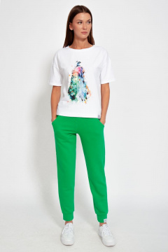 Футболка из хлопка с длинным рукавом и цифровым принтом Kivviwear 4026.84 - фото 3