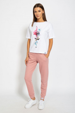 Футболка свободного кроя из трикотажа хлопка Kivviwear 4026.86 - фото 5