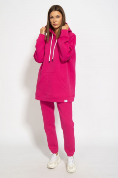 Оверсайз костюм с утепленными брюками и худи из флиса Kivviwear 40544053.10 - фото 5