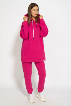 Оверсайз костюм с утепленными брюками и худи из флиса Kivviwear 40544053.10 - фото 2
