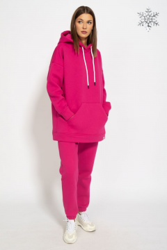 Оверсайз костюм с утепленными брюками и худи из флиса Kivviwear 40544053.10 - фото 1