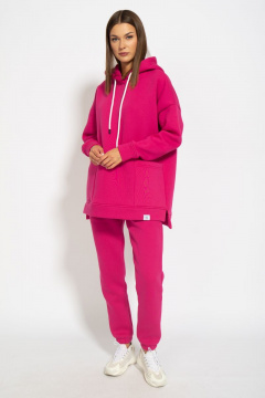 Оверсайз костюм из флиса с длинной спинкой и боковыми разрезами Kivviwear 40574056.09 - фото 5