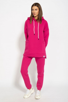 Оверсайз костюм из флиса с длинной спинкой и боковыми разрезами Kivviwear 40574056.09 - фото 4