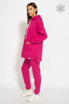 Оверсайз костюм из флиса с длинной спинкой и боковыми разрезами Kivviwear 40574056.09 - фото 1