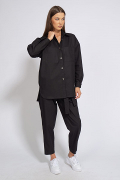 Джинсовый костюм с брюками и рубашкой на демисезон Kivviwear 41004101.07 - фото 4