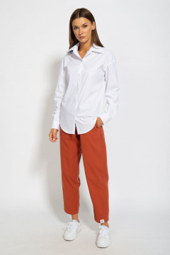 Рубашка классическая хлопковая приталенного силуэта Kivviwear 4099.02 - фото 5