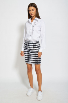 Рубашка классическая хлопковая приталенного силуэта Kivviwear 4099.03 - фото 5