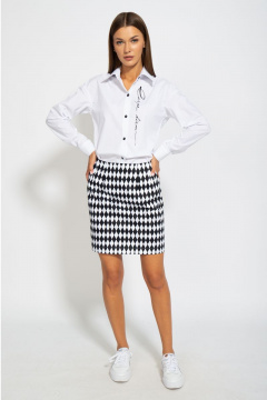 Рубашка классическая хлопковая приталенного силуэта Kivviwear 4099.03 - фото 4