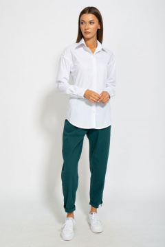 Рубашка классическая хлопковая приталенного кроя Kivviwear 4099.05 - фото 5