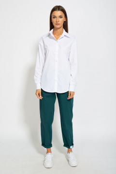 Рубашка классическая хлопковая приталенного кроя Kivviwear 4099.05 - фото 2