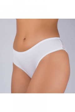 Трусы кружево и трикотаж из эластичного полотна Verally 1003-4 белый - фото 3