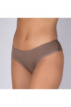 Трусы из эластичного хлопкового трикотажа с кружевом Verally 1003-4 перец - фото 3