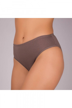 Гладкие трусы из эластичного трикотажа и хлопка Verally 102-1 перец - фото 3