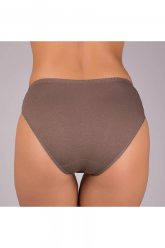 Гладкие трусы из эластичного трикотажа и хлопка Verally 102-1 перец - фото 2