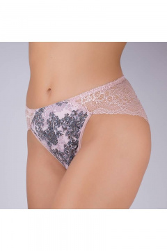 Трусы из эластичного полотна с кружева и мягкой отделкой Verally 1038-4 бриджит - фото 3