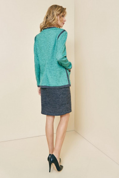 Демисезонный трикотажный костюм в зеленых оттенках Art Ribbon M3778 - фото 4