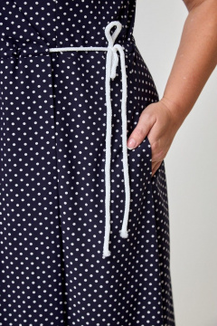 Платье Anelli 1055.1 синий_горох - фото 5