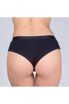 Трусы-брифы из трикотажа и хлопка, эластичные Verally 1088-3 черный - фото 2