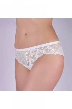 Трусы из кружева с классической посадкой Verally 1158-1 белый - фото 3
