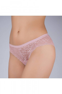 Трусы кружевные розовые для ежедневного использования Verally 1158-1 лотос - фото 3