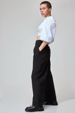 Брюки палаццо широкие с стрелками и высокой посадкой Angelina & Сo 756 - фото 4