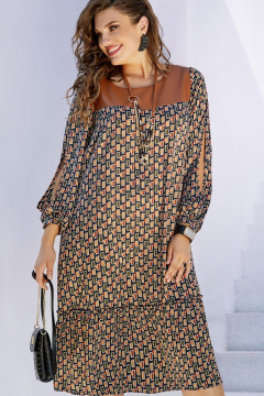 Vittoria Queen 17033 карамель+дизайн_геометрия