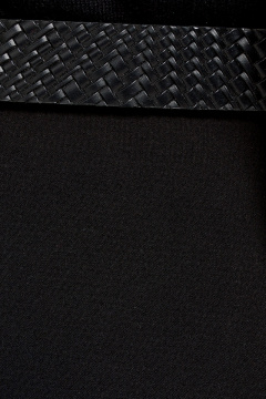 Трапеция из трикотажа длины миди, универсальная и комфортная Панда 117650w черный - фото 3